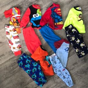 6 pajama sets baby boy toddler boy 12 months